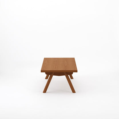 KUUM ローテーブル120x60cm | オーク突板ブラウン リビングテーブル