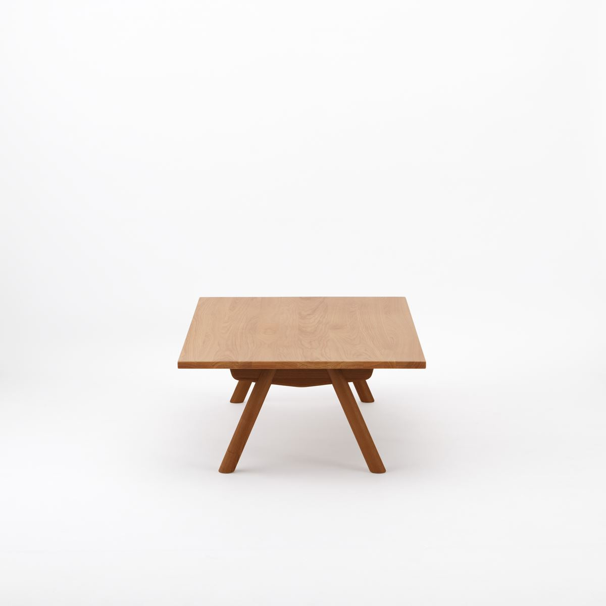 KUUM ローテーブル120x80cm | アッシュ無垢材ナチュラル リビング