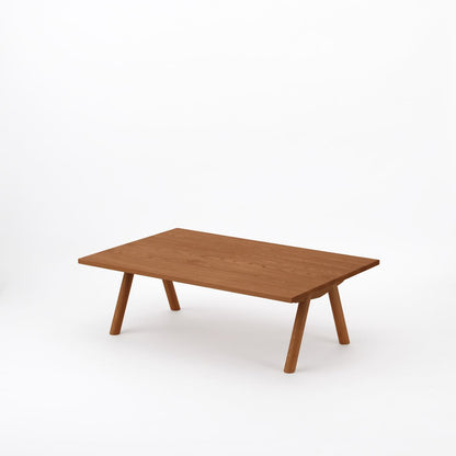 KUUM ローテーブル120x80cm | アッシュ無垢材ブラウン リビングテーブル