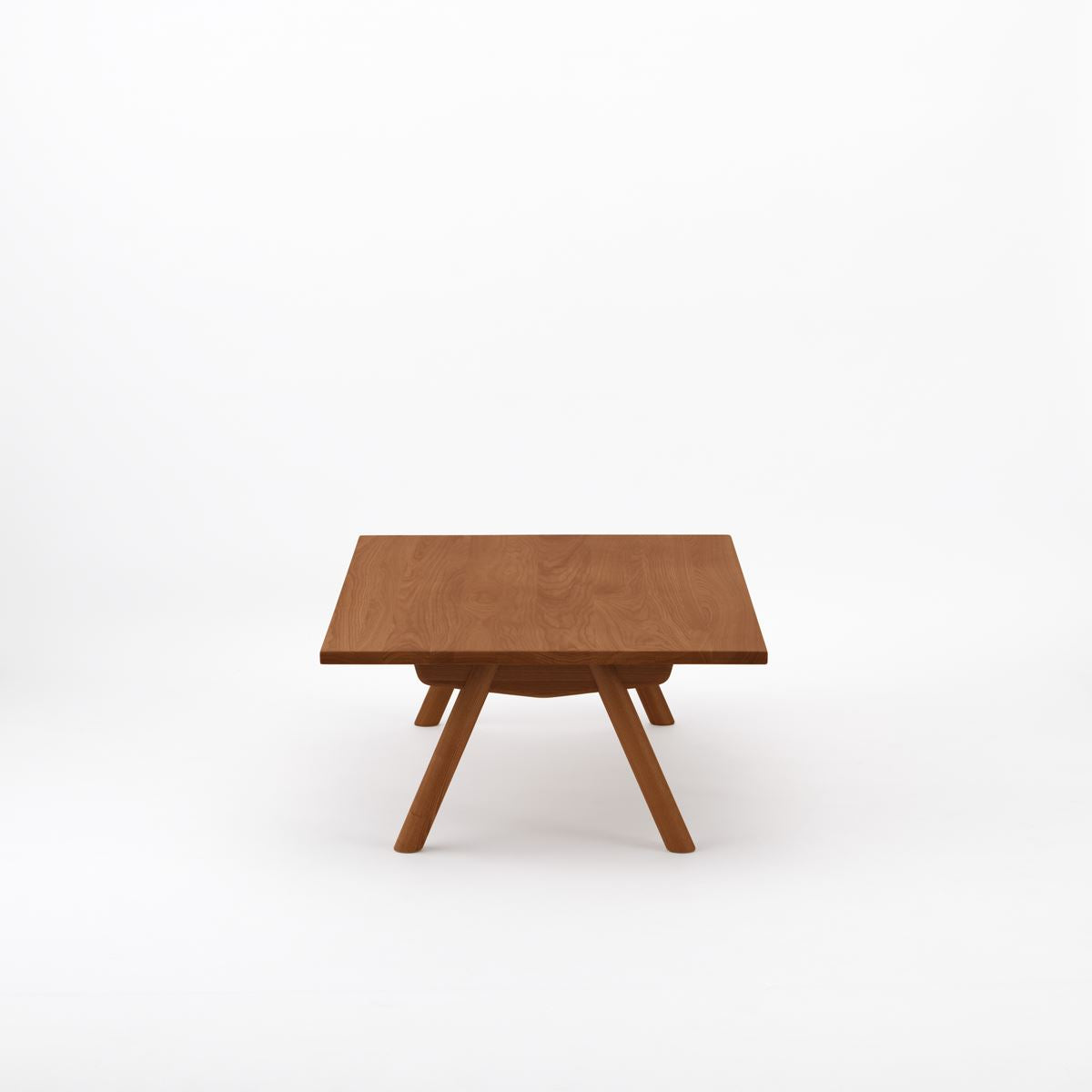 KUUM ローテーブル120x80cm | アッシュ無垢材ブラウン リビングテーブル
