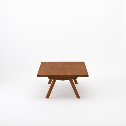 KUUM ローテーブル120x80cm | アッシュ無垢材ブラウン リビングテーブル