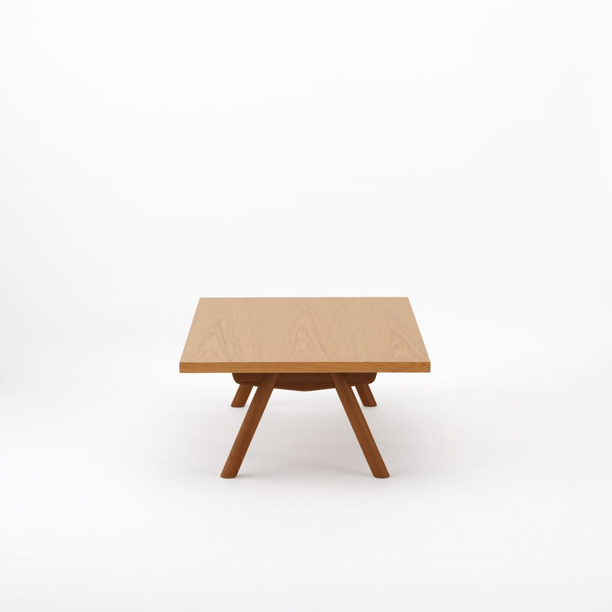 KUUM ローテーブル120x80cm | オーク突板ナチュラル リビングテーブル