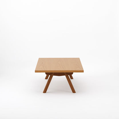 KUUM ローテーブル120x80cm | オーク突板ナチュラル リビングテーブル