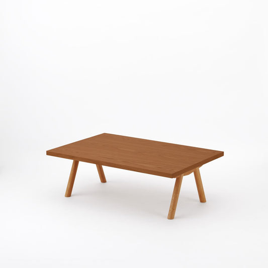 KUUM ローテーブル120x80cm | オーク突板ブラウン リビングテーブル