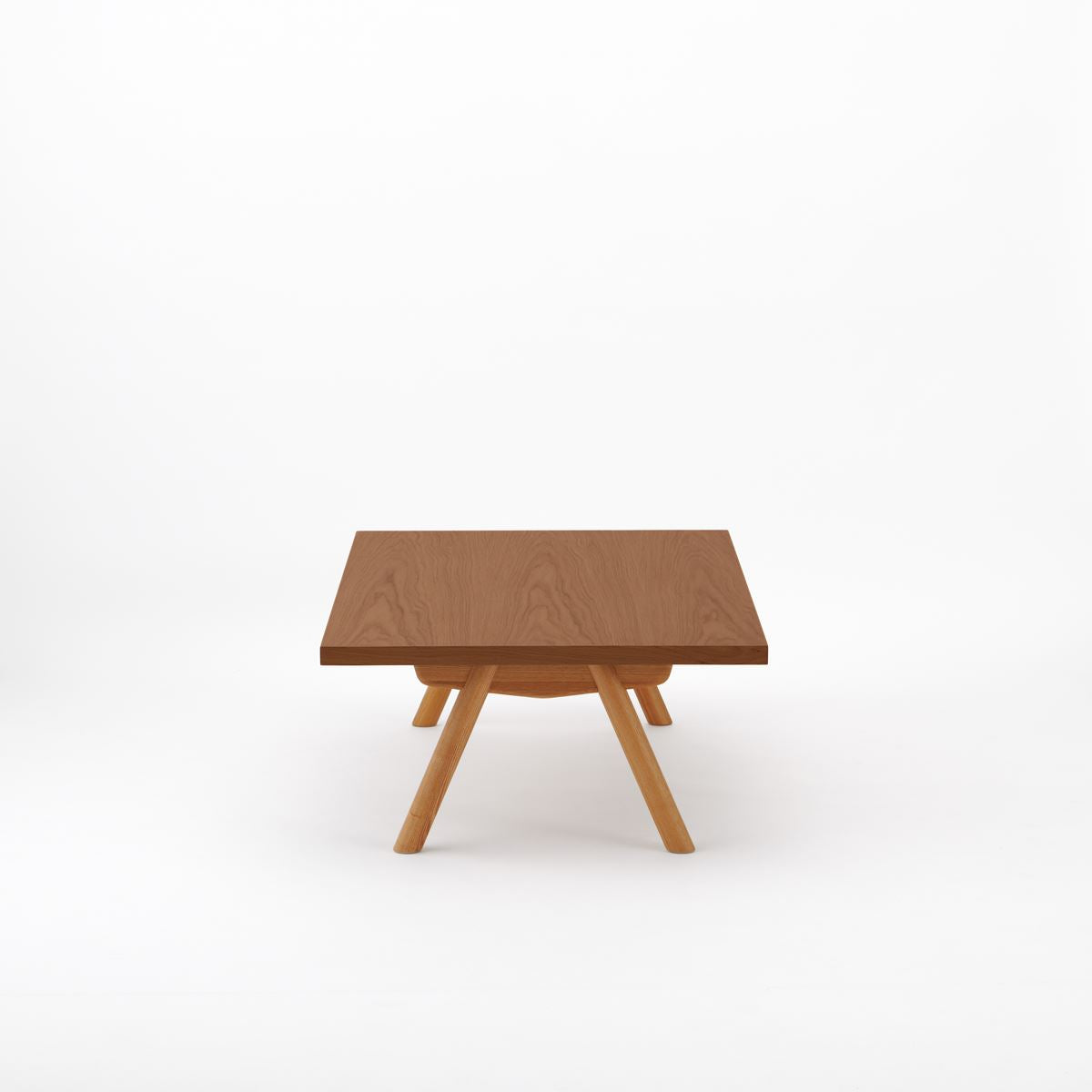 KUUM ローテーブル120x80cm | オーク突板ブラウン リビングテーブル