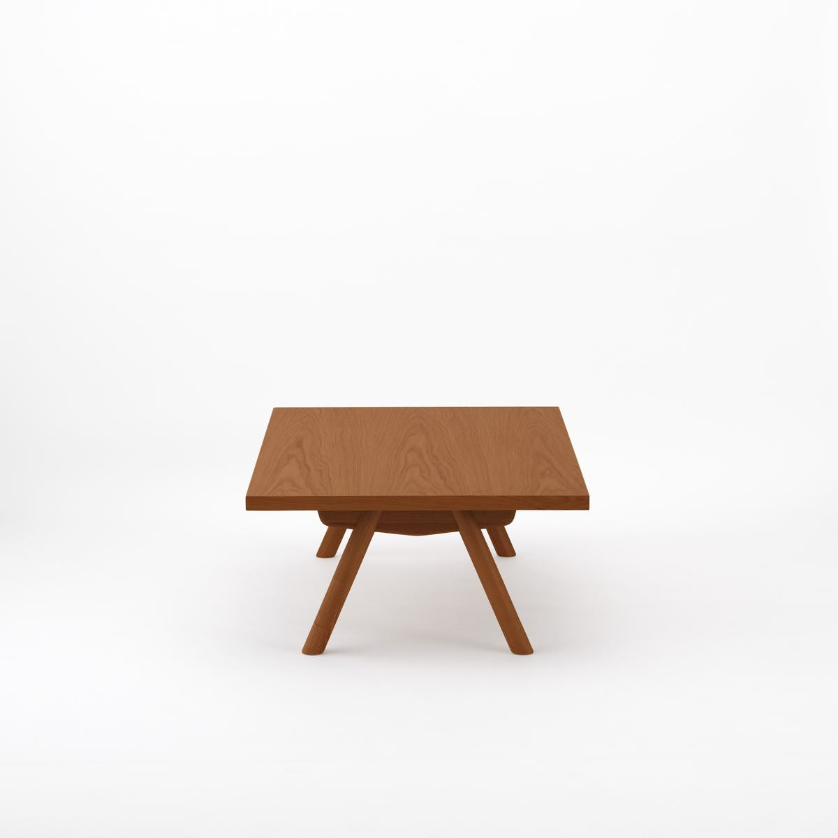 KUUM ローテーブル120x80cm | オーク突板ブラウン リビングテーブル