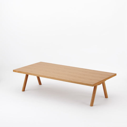 KUUM Living Table W1600 × D800 - アッシュ無垢材ナチュラル / クーム リビング テーブル