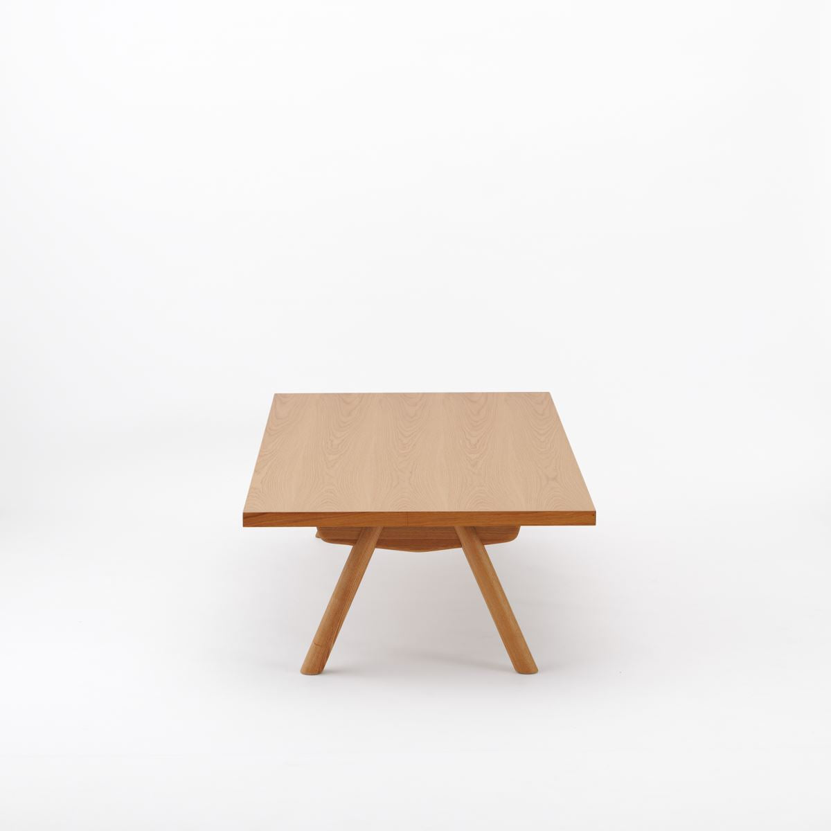 KUUM Living Table W1600 × D800 - アッシュ無垢材ナチュラル / クーム リビング テーブル