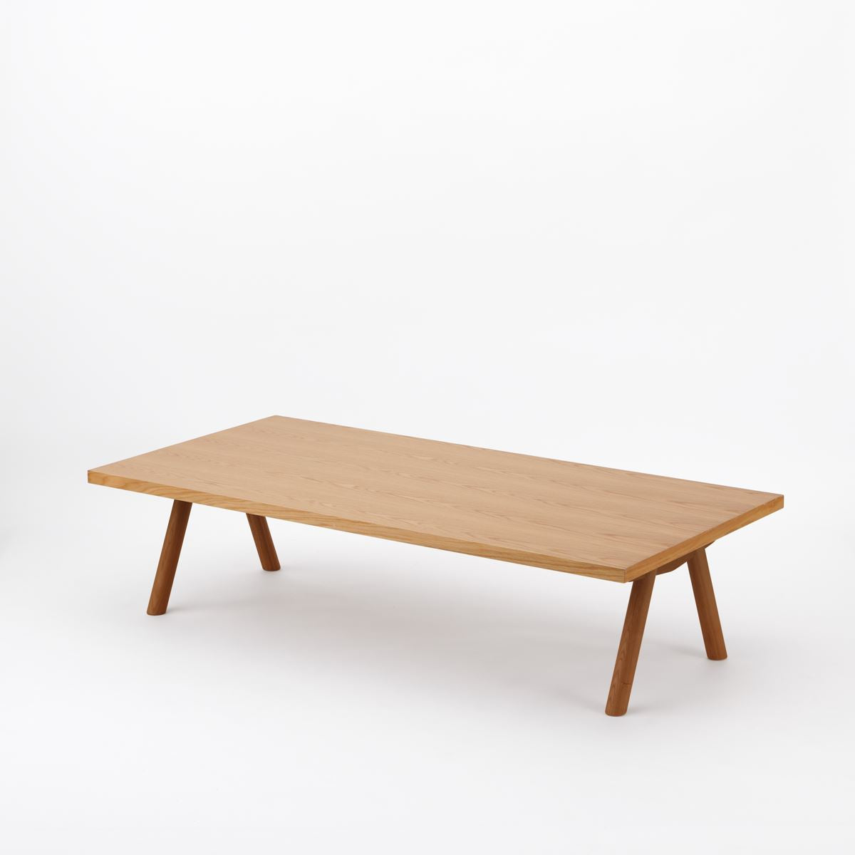 KUUM Living Table W1600 × D800 - アッシュ無垢材ナチュラル / クーム リビング テーブル