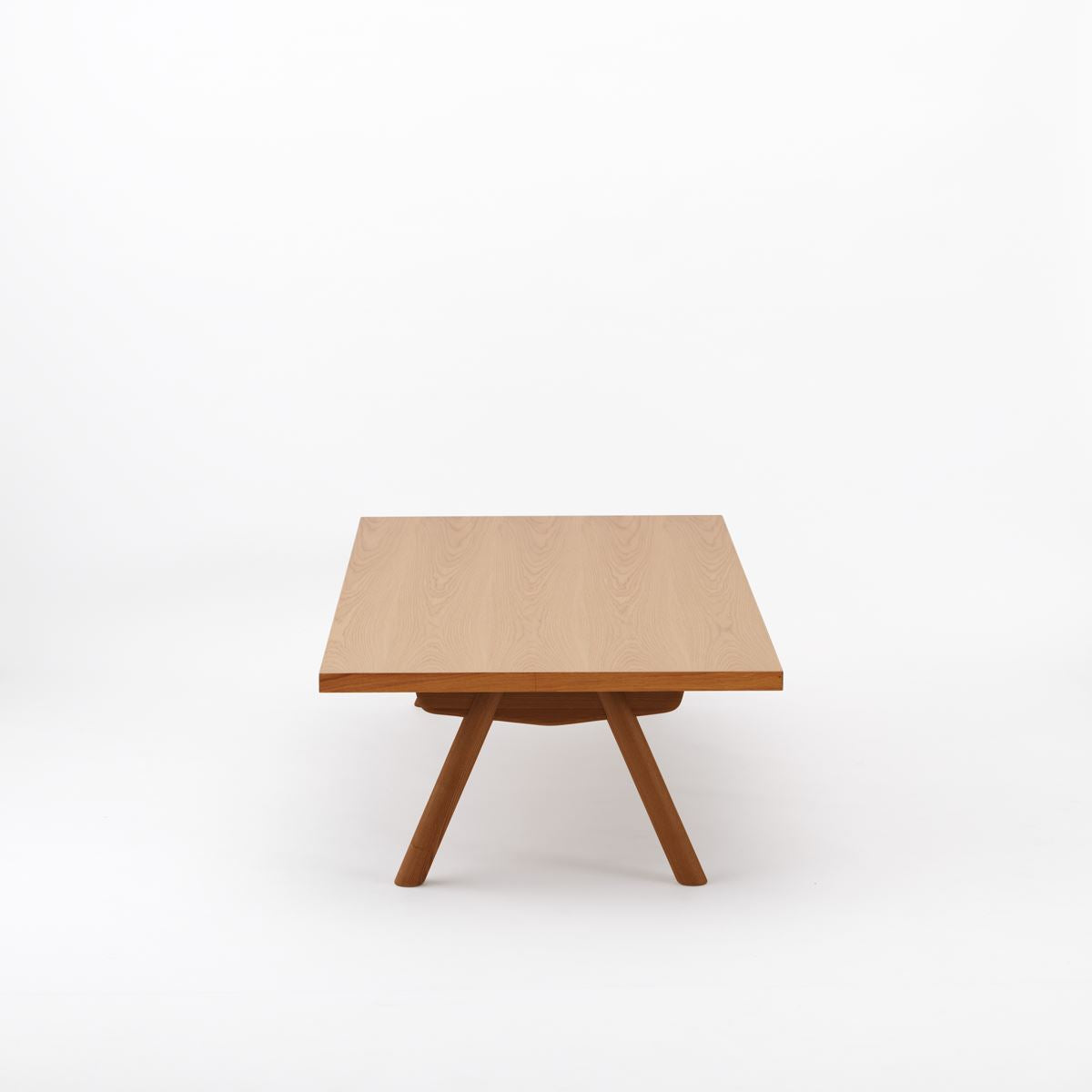 KUUM Living Table W1600 × D800 - アッシュ無垢材ナチュラル / クーム リビング テーブル