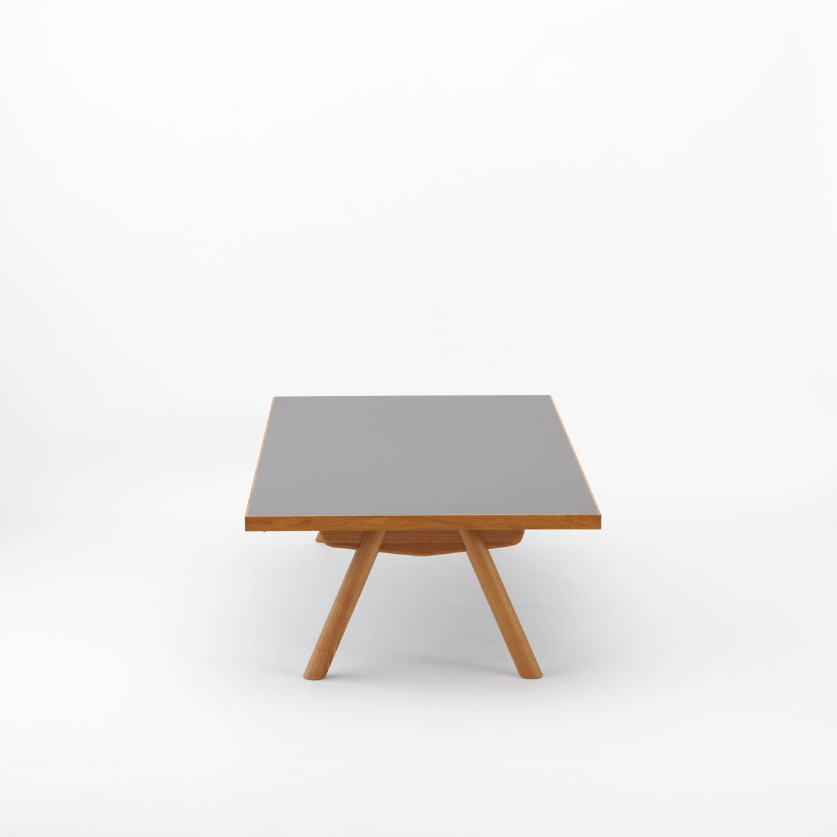 KUUM Living Table W1600 × D800 - メラミングレー / クーム リビング テーブル