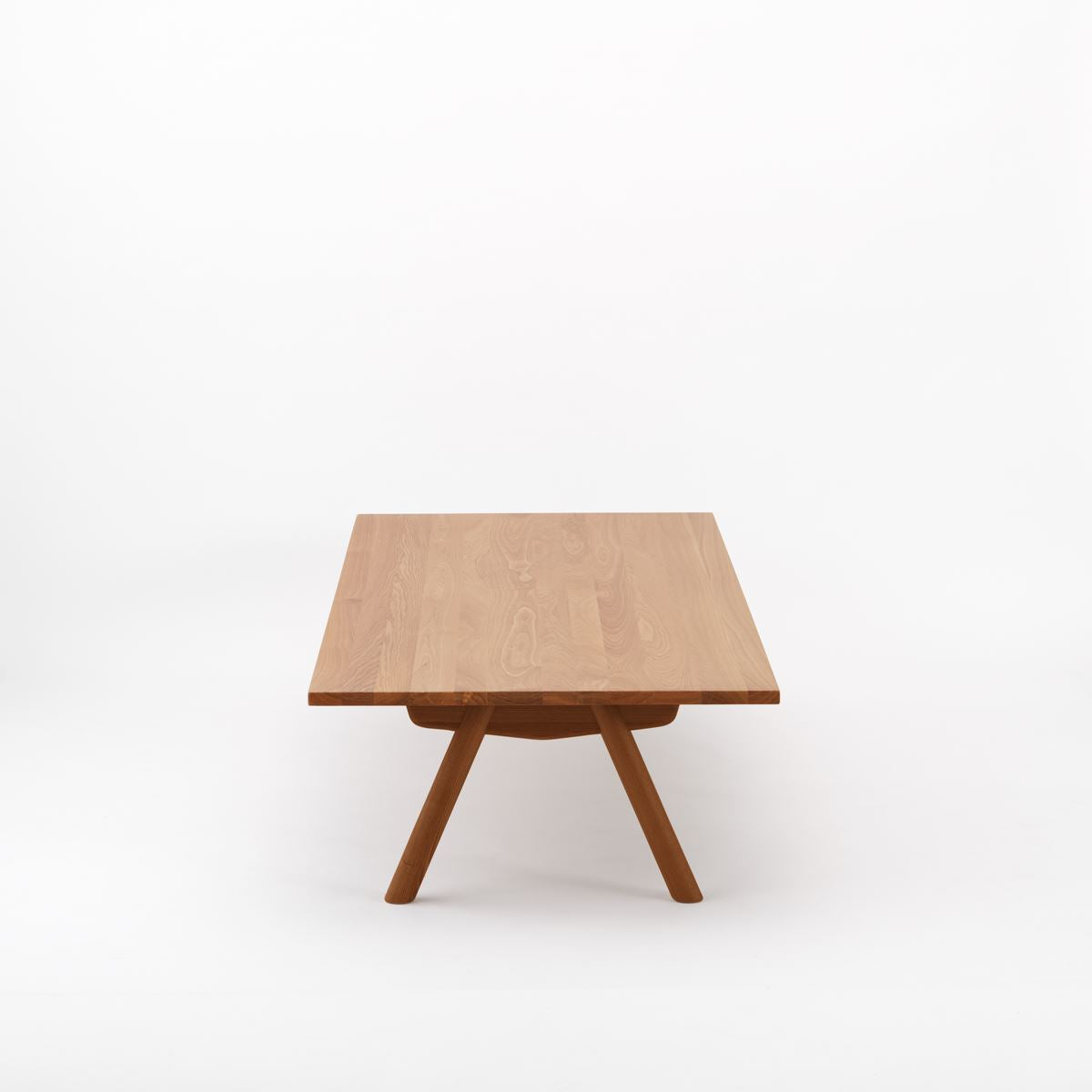 KUUM ローテーブル180x80cm | アッシュ無垢材ナチュラル リビングテーブル