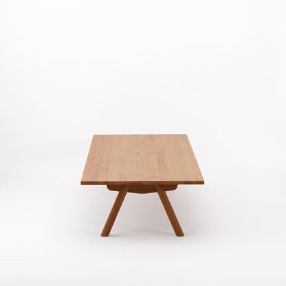KUUM ローテーブル180x80cm | アッシュ無垢材ナチュラル リビングテーブル