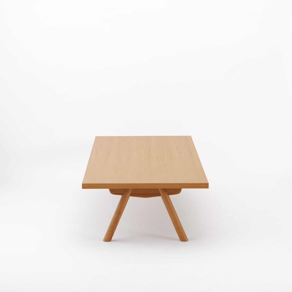 KUUM ローテーブル180x80cm | オーク突板ナチュラルリビングテーブル