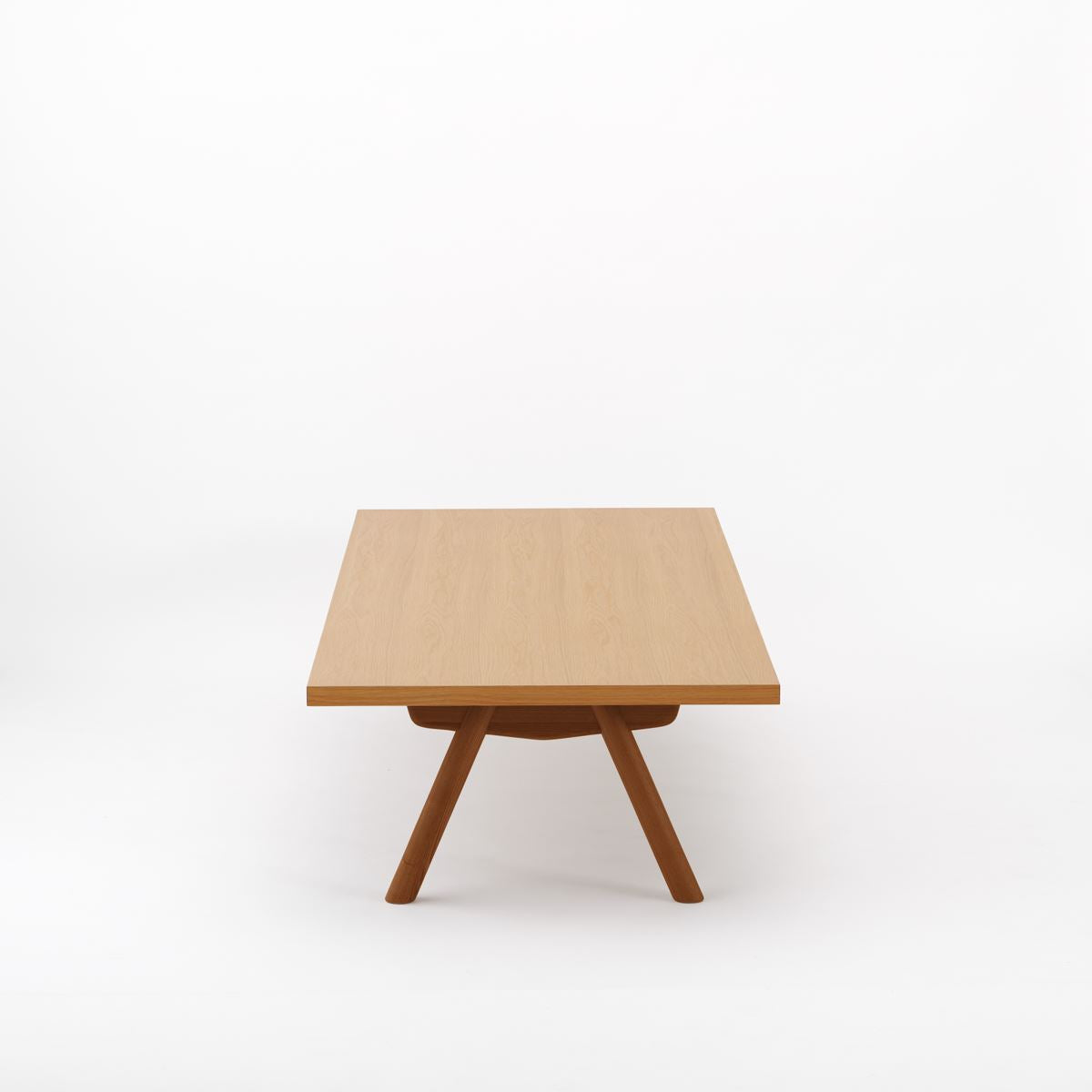 KUUM ローテーブル180x80cm | オーク突板ナチュラルリビングテーブル
