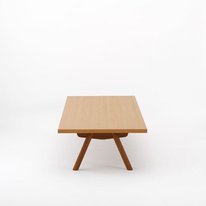 KUUM ローテーブル180x80cm | オーク突板ナチュラルリビングテーブル