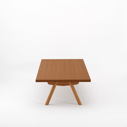 KUUM ローテーブル180x80cm | オーク突板ブラウン リビングテーブル