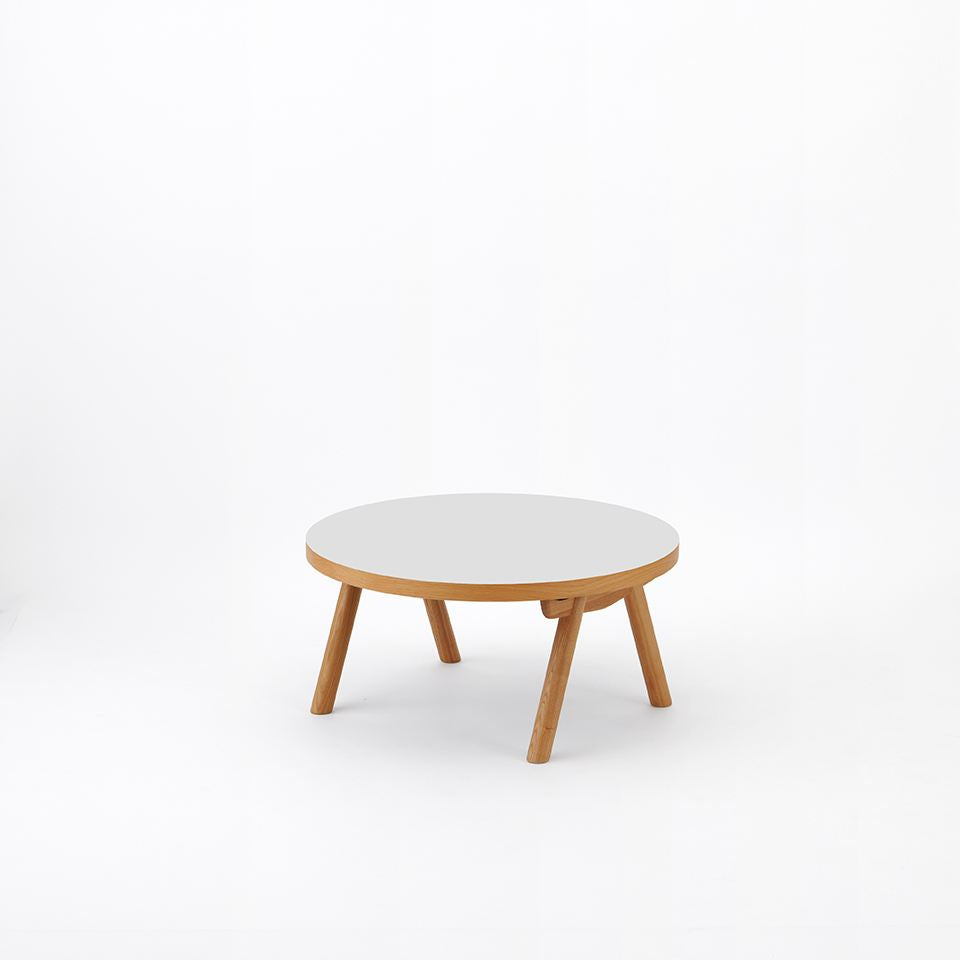 KUUM Living Table Φ850 - メラミンホワイト / クーム  リビング テーブル