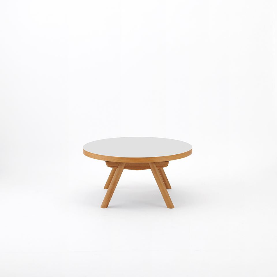 KUUM Living Table Φ850 - メラミンホワイト / クーム  リビング テーブル