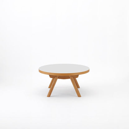 KUUM Living Table Φ850 - メラミンホワイト / クーム  リビング テーブル