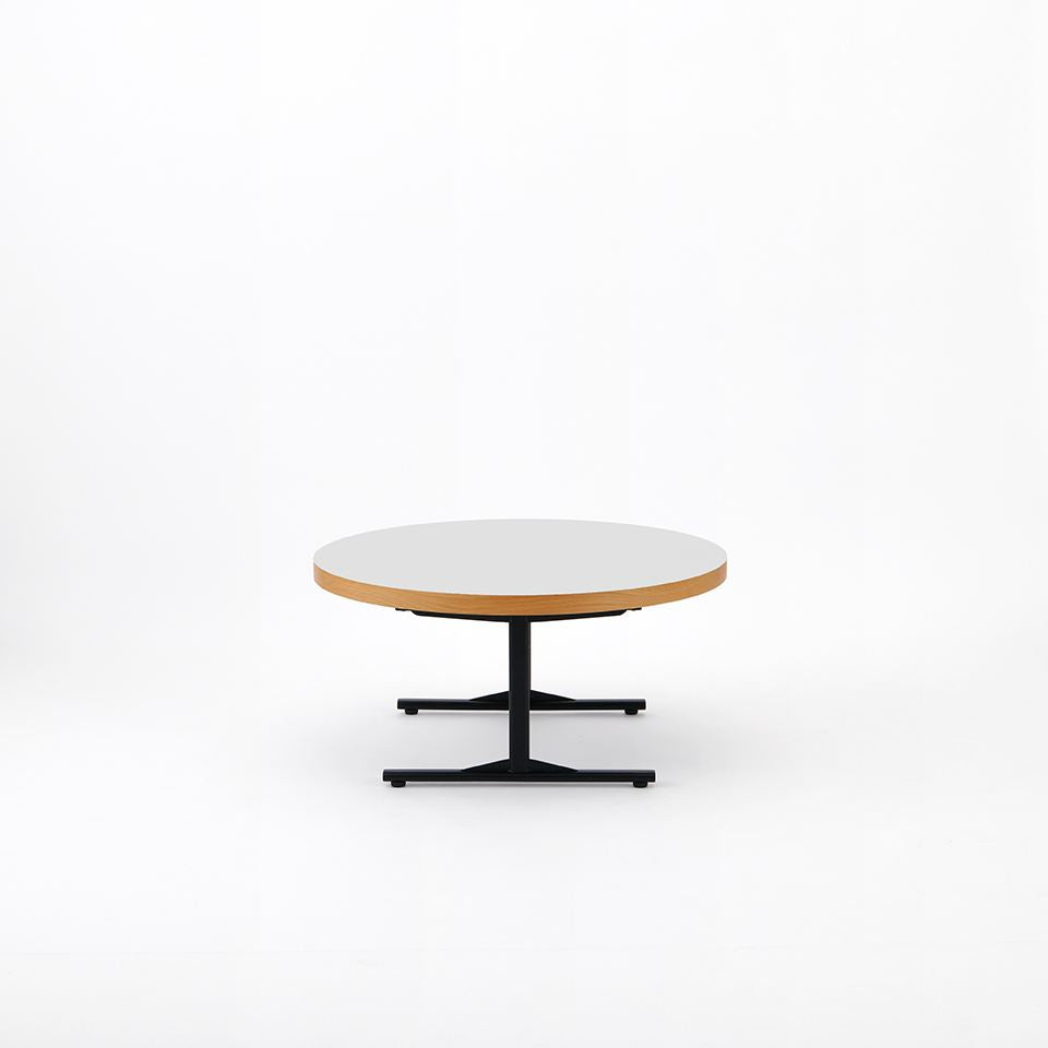 KUUM Living Table Φ850 - メラミンホワイト / クーム  リビング テーブル