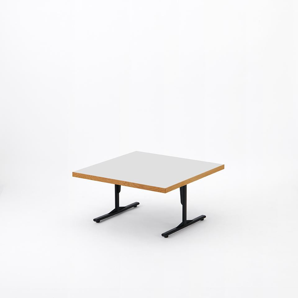 KUUM Living Table W800 × D800 - メラミンホワイト/ クーム リビング テーブル
