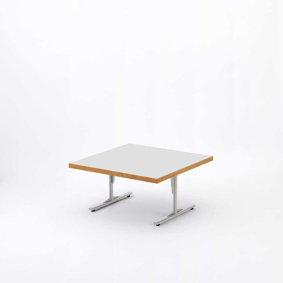KUUM Living Table W800 × D800 - メラミンホワイト/ クーム リビング テーブル
