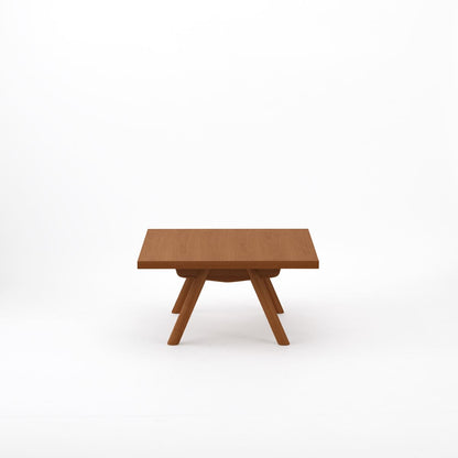 KUUM ローテーブル80x80cm | オーク突板ブラウンリビングテーブル