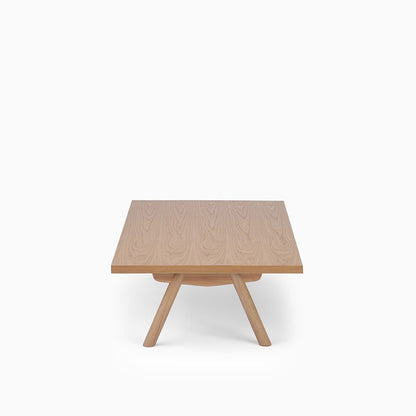 KUUM Living Table W1400 × D800 - オーク突板ナチュラル / クーム リビング テーブル