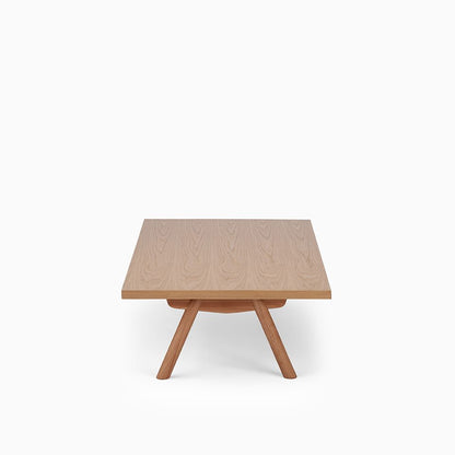 KUUM Living Table W1400 × D800 - オーク突板ナチュラル / クーム リビング テーブル