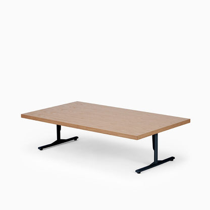 KUUM Living Table W1400 × D800 - オーク突板ナチュラル / クーム リビング テーブル