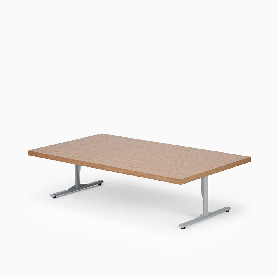 KUUM Living Table W1400 × D800 - オーク突板ナチュラル / クーム リビング テーブル