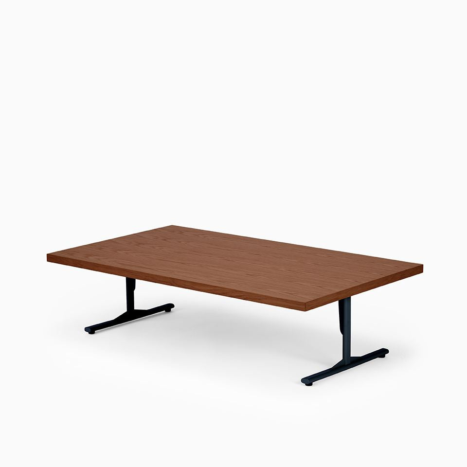 KUUM Living Table W1400 × D800 - オーク突板ブラウン / クーム リビング テーブル