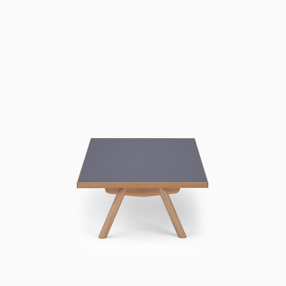 KUUM Living Table W1400 × D800 - メラミンネイビー / クーム リビング テーブル
