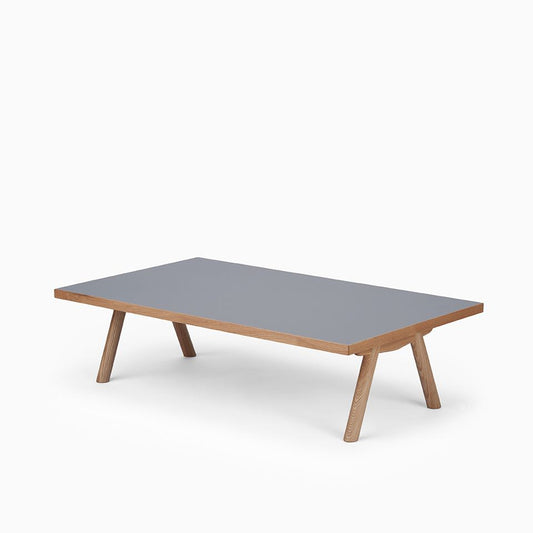KUUM Living Table W1400 × D800 - メラミングレー / クーム リビング テーブル