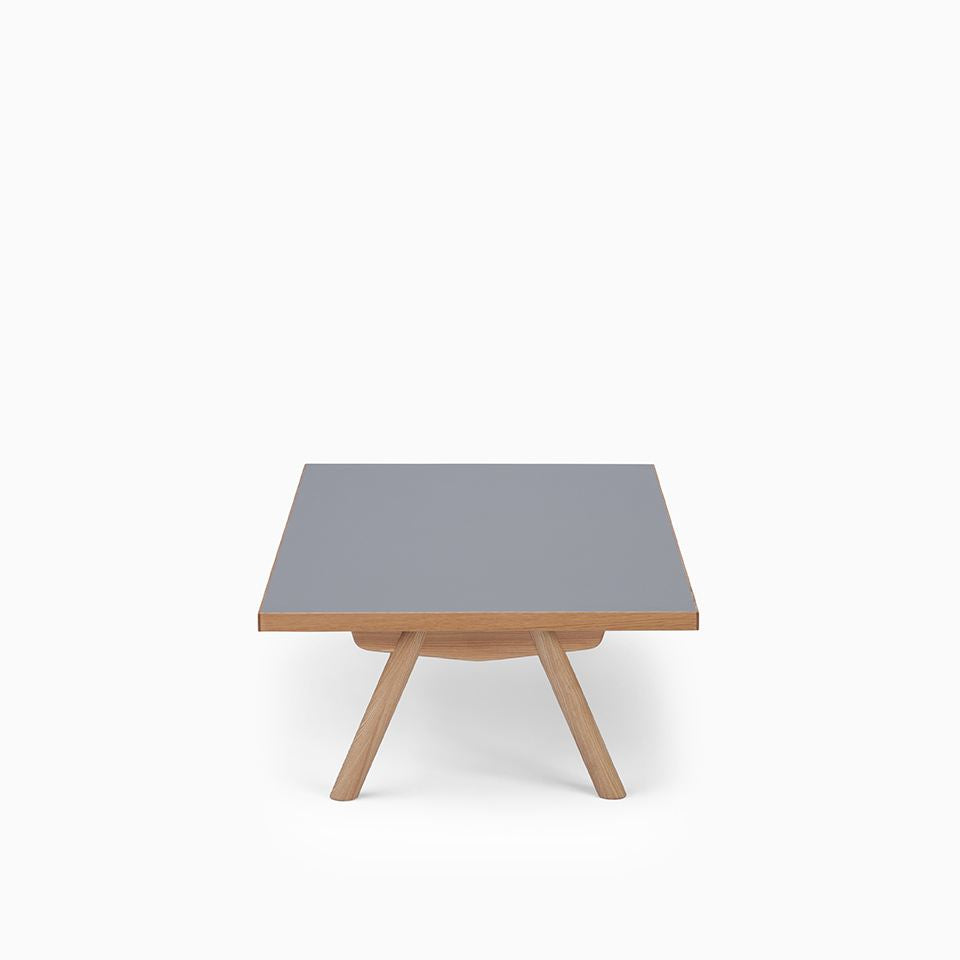 KUUM Living Table W1400 × D800 - メラミングレー / クーム リビング テーブル
