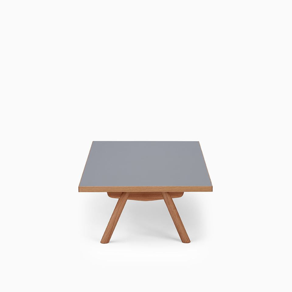 KUUM Living Table W1400 × D800 - メラミングレー / クーム リビング テーブル