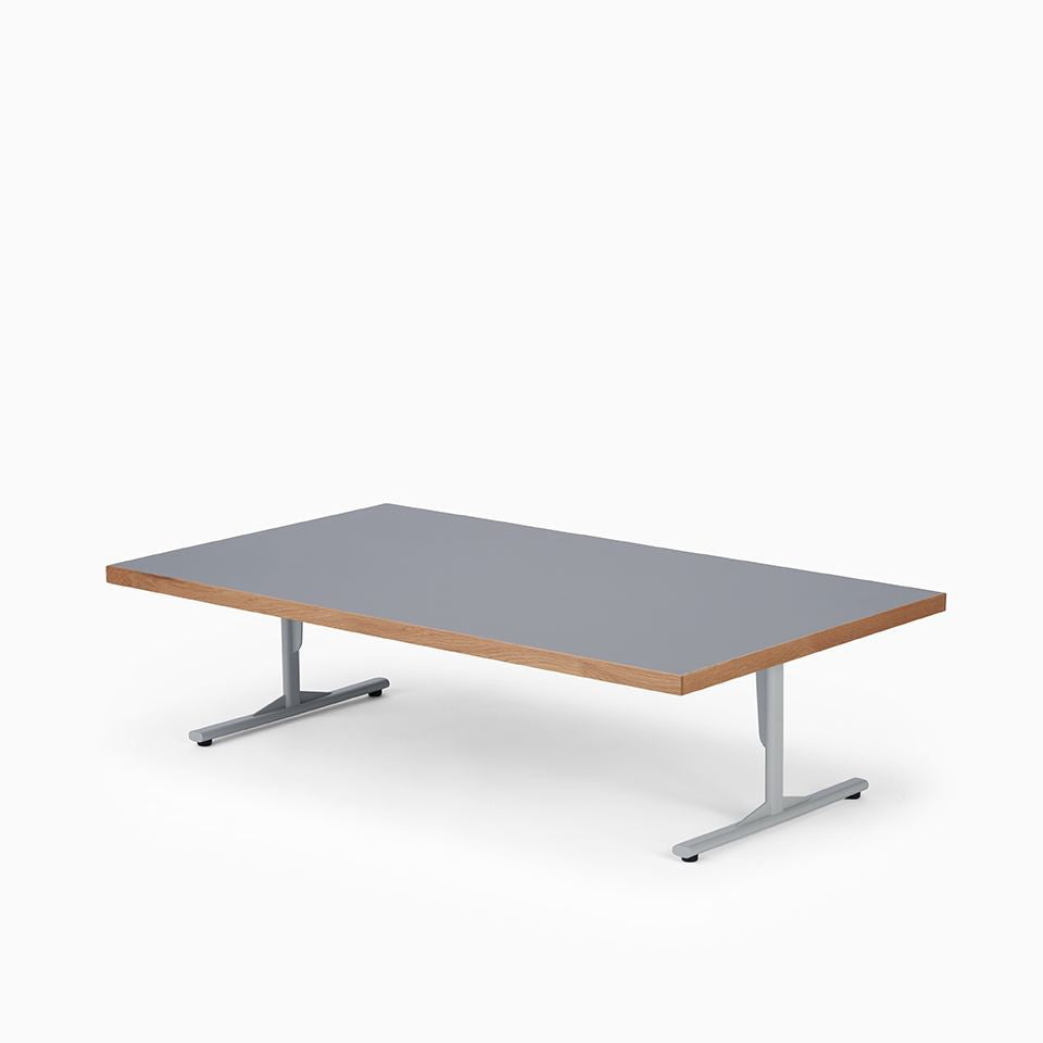 KUUM Living Table W1400 × D800 - メラミングレー / クーム リビング テーブル