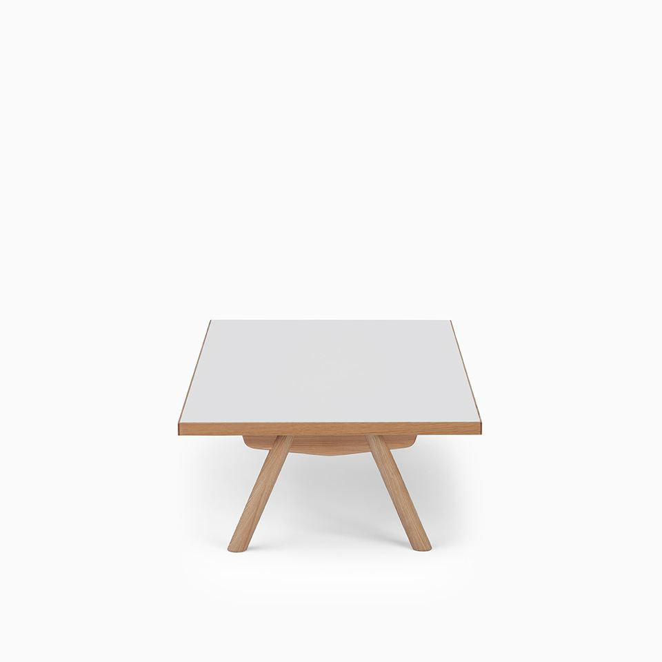 KUUM Living Table W1400 × D800 - メラミンホワイト / クーム リビング テーブル