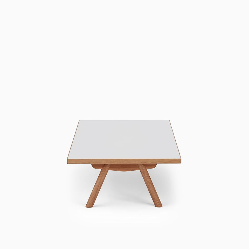 KUUM Living Table W1400 × D800 - メラミンホワイト / クーム リビング テーブル