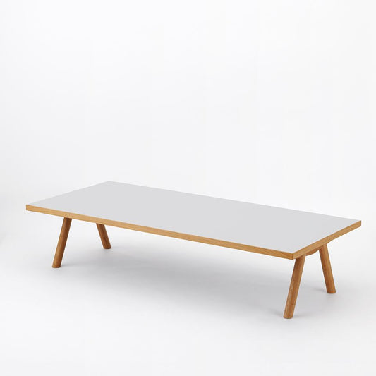 KUUM Living Table W1800 × D800 - メラミンホワイト / クーム リビング テーブル