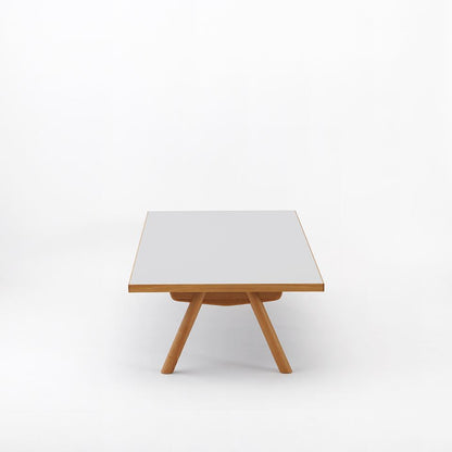 KUUM Living Table W1800 × D800 - メラミンホワイト / クーム リビング テーブル