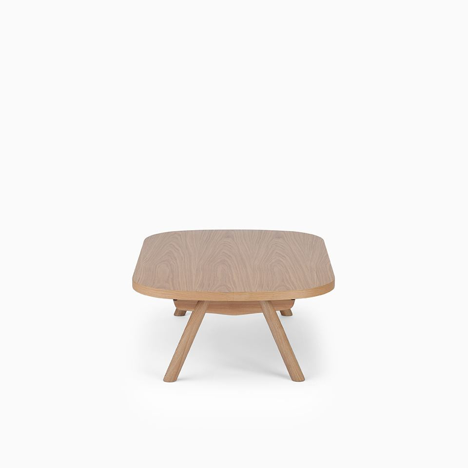 KUUM Living Table Oval  W1200 × D800 - オーク突板ナチュラル / クーム リビング テーブル