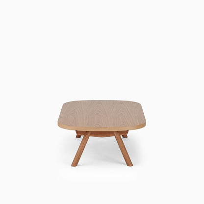 KUUM Living Table Oval  W1200 × D800 - オーク突板ナチュラル / クーム リビング テーブル