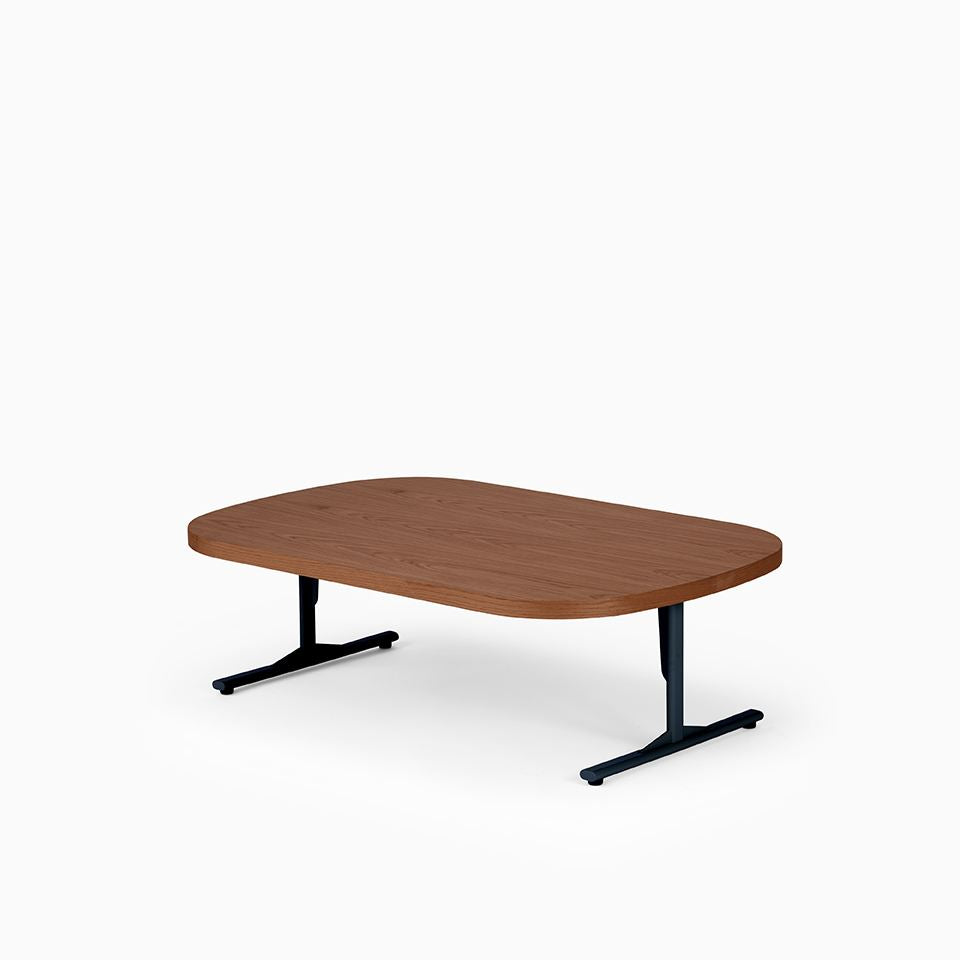 KUUM Living Table Oval  W1200 × D800 - オーク突板ブラウン / クーム リビング テーブル