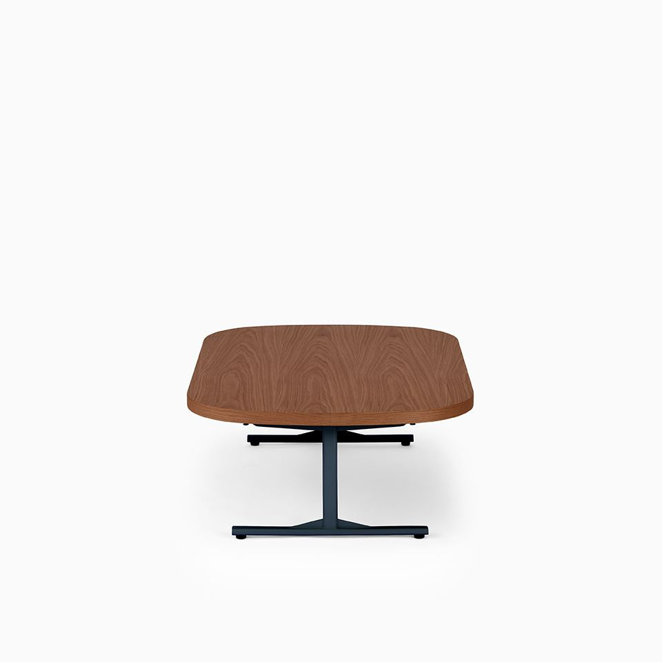 KUUM Living Table Oval  W1200 × D800 - オーク突板ブラウン / クーム リビング テーブル