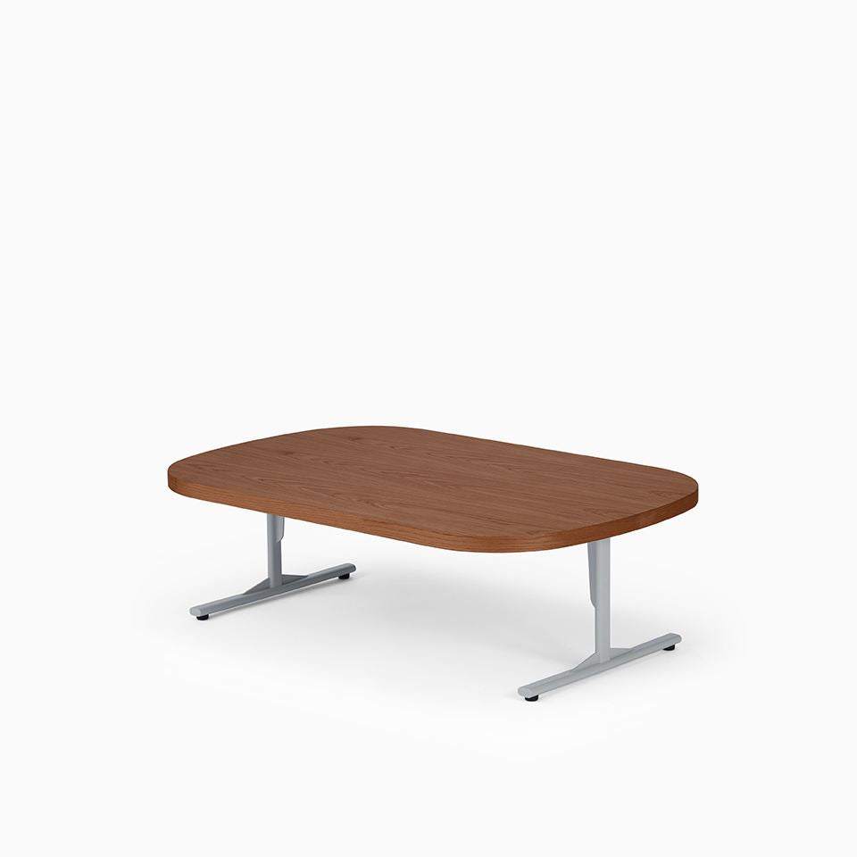 KUUM Living Table Oval  W1200 × D800 - オーク突板ブラウン / クーム リビング テーブル