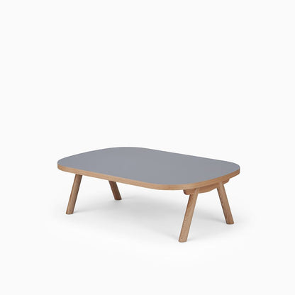 KUUM Living Table Oval  W1200 × D800 - メラミングレー / クーム リビング テーブル