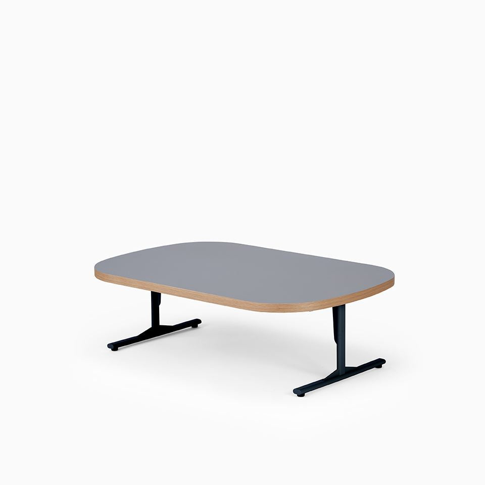 KUUM Living Table Oval  W1200 × D800 - メラミングレー / クーム リビング テーブル