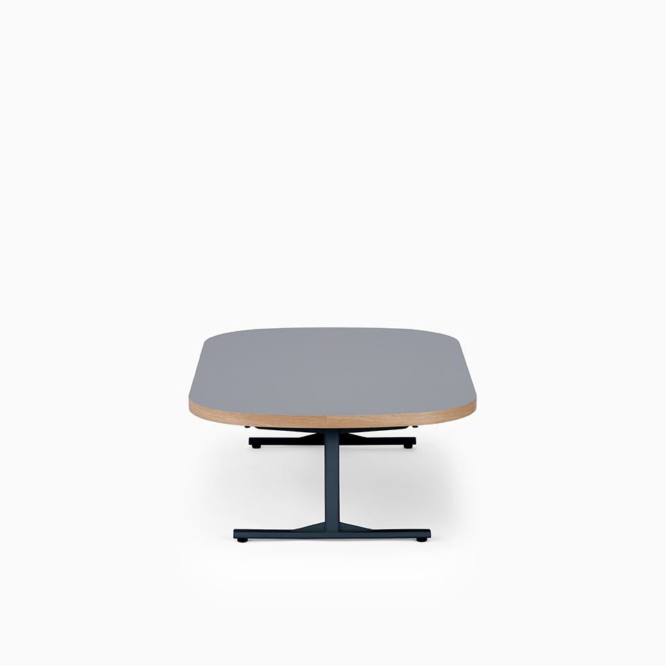 KUUM Living Table Oval  W1200 × D800 - メラミングレー / クーム リビング テーブル